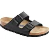 Image de Birkenstock, Unisexe, Sandales, Arizona Birko-Flor Normal, Noir, (44)