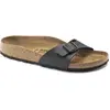 Image de Birkenstock, Unisexe, Sandales, Madrid Birko-Flor Étroite, Noir, (36)