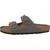 Image de Birkenstock, Unisexe, Sandales, Arizona Birko-Flor Nubuk normal, Gris, (40)