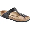 Image de Birkenstock, Femmes, Sandales, Gizeh Birko-Flor Normal, Noir, (38)