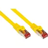 Image de Good Connections RNS Câble patch avec protection d'encliquetage, Cat. 6, S/FTP, PiMF, PVC, 250MHz, jaune, 5m (S/FTP, CAT6, 5 m), Câble réseau