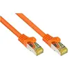 Image de Good Connections Câble patch RJ45 avec câble brut Cat.7 et protection de nez de verrouillage (RNS), S/FTP, PiMF (S/FTP, CAT7, 30 m), Câble réseau