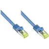 Image de Good Connections Câble patch RJ45 avec câble brut Cat.7 et protection de nez de verrouillage (RNS), S/FTP, PiMF (S/FTP, CAT7, 20 m), Câble réseau