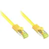 Image de Good Connections Câble patch RJ45 avec câble brut Cat.7 et protection de nez de verrouillage (RNS), S/FTP, PiMF (S/FTP, CAT7, 0.50 m), Câble réseau