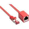 Image de Good Connections RNS Rallonge de câble patch avec protection d'encliquetage, Cat. 6, S/FTP, PiMF, PVC, 250MHz, OFC (PiMF, S/FTP, CAT6, 2 m), Câble réseau