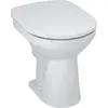 Image de Laufen, Cuvette toilettes + bidet, WC au sol PRO chasse d'eau profonde, 6 l blanc