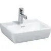 Image de Laufen, Lavabo, Lave-mains PRO A 450x340mm m ÜL 1 HL-exécution pergamon (340 mm, 450 mm)