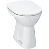 Image de Laufen, Cuvette toilettes + bidet, WC à faible profondeur Pro sortie verticale intérieure blanche avec revêtement H8259574000001