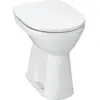 Image de Laufen, Cuvette toilettes + bidet, WC à faible profondeur Pro sortie verticale intérieure blanche H8259570000001