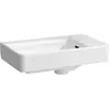 Image de Laufen, Lavabo, Lave-mains PRO S 480x280mm asym re m ÜL o HL blanc LCC (280 mm, 480 mm)