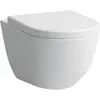 Image de Laufen, Cuvette toilettes + bidet, WC suspendu PRO chasse d'eau basse position, 360x530mm blanc LCC