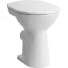Image de Laufen, Cuvette toilettes + bidet, WC sur pied Pro à chasse d'eau profonde