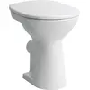 Image de Laufen, Cuvette toilettes + bidet, WC au sol PRO chasse d'eau basse position, 6 l pergamon