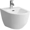 Image de Laufen, Cuvette toilettes + bidet, Bidet mural PRO 1 HL 2 depuis trous p raccord W blanc