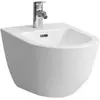 Image de Laufen, Cuvette toilettes + bidet, Bidet mural PRO 1 HL 2 depuis trous p raccord W pergamon