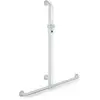 Image de Hewi, Miroir, Main courante de douche SERIE 801 se 110cm horizontale 1184mm gris anthracite (118.40 x 110 cm)