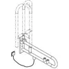 Image de Hewi, Miroir, Grille de soutien version E. SERIE 801 pivotant Rinçage/FKT rouge 700mm anthraz.gr (78 x 25.90 cm)