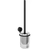 Image de Hewi, Brosse WC, WC-Bürstengarnitur System 815 schwarz matt, Toilettenbürste mit Halterung