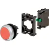 Image de Eaton M22-D-R-K10-BVP Bouton-poussoir bague frontale plastique 1 pc., Bouton + interrupteur, Rouge