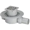 Image de Viega, Siphon, Échelle sèche réglable en hauteur avec grille en acier inoxydable et joint d'étanchéité, d