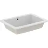 Image de Ideal Standard, Lavabo, IDS Lavabo à encastrer STRADA 595x435x170mm blanc (435 mm, 595 mm)