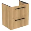 Image de Ideal Standard, Ensemble de meubles de salle de bain, Ensemble lavabo/meuble i.life A 60cm, manette chromée Chêne Naturel Chêne Naturel