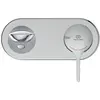 Image de Ideal Standard, Robinetterie de salle de bains, IDS Mélangeur lavabo mural MELANGE kit 2 chromé