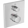 Image de Ideal Standard, Robinetterie de salle de bains, IDS Thermostat de douche encastré Navigo CERATHERM 1 consommateur, carré chromé