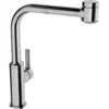 Image de Hansa, Robinetterie de cuisine, Hansaronda Mitigeur de cuisine, commande latérale, 2 jets, bec pivotant/extractible, saillie