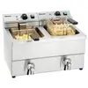 Image de Bartscher Double friteuse "IMBISS II" A150407, Friteuse, Argent