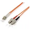 Image de equip Câble patch à fibres optiques LC->SC multimode duplex OM1 ou (3 m), Câble réseau