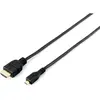 Image de equip micro HDMI (Typ D)   HDMI (Typ A) (2 m), Câble vidéo, Noir