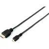 Image de equip micro HDMI (Typ D)   HDMI (Typ A) (1 m), Câble vidéo, Noir