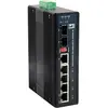 Image de LevelOne IES-0620 : commutateur PoE+ 4+2 ports (6 ports), Switch réseau, Noir