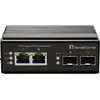 Image de LevelOne Switch 4 ports Gigabit PoE DIN-Rail,-40°C to 75°C (4 ports), Switch réseau, Noir