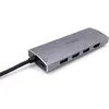 Image de equip Hub USB (USB-C, 4 ports), Station d’accueil + hub USB, Argent