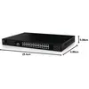 Image de LevelOne Commutateur 28x GE GEP-2861 4xGSFP 24xPoE (24 ports), Switch réseau, Noir