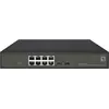 Image de LevelOne Commutateur 8x GE GES-2110P 2xGSFP 8xPoE (10 ports), Switch réseau, Noir