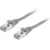 Image de equip Câble patch Cat6A S/FTP 2xRJ45 15.00m gris LSZH (S/FTP, CAT6a, 15 m), Câble réseau