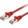 Image de equip Câble patch Cat6 S/FTP 2xRJ45 25.00m rouge (S/FTP, CAT6, 25 m), Câble réseau