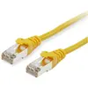 Image de equip Câble patch Cat6 S/FTP 2xRJ45 30.00m jaune (S/FTP, CAT6, 30 m), Câble réseau