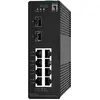 Image de LevelOne Commutateur 10x GE IGS-2110 2xSFP, 8xPorts RJ45 sw (10 ports), Switch réseau, Noir