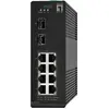 Image de LevelOne Commutateur 10x GE IGS-2110P 2xSFP, 8x sorties PoE (10 ports), Switch réseau, Noir