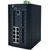 Image de LevelOne Commutateur 20x GE IGU-2072 8x 1GbE,8x 2.5GbE SFP sw (20 ports), Switch réseau, Noir