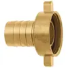 Image de Karasto, Raccord de tuyau + connecteur de tuyau, Raccord de tuyau 2/3 GEKA laiton taille de tuyau 25 mm filetage femelle 1 1/4   (Raccord à vis pour tuyau, 25 mm)