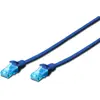 Image de Digitus CAT5e U-UTP Patchk.,2m, bleu (U/UTP, CAT5e, 2 m), Câble réseau