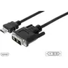 Image de Digitus HDMI (Typ A)   DVI (3 m), Câble vidéo, Noir