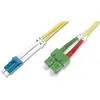 Image de Digitus Fibre optique monomode PatchK SC (APC) vers LC (PC) (3 m), Câble réseau