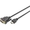 Image de Digitus HDMI (Typ A)   DVI (2 m), Câble vidéo, Noir