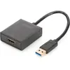 Image de Digitus USB 3.0 à (HDMI, 17.20 cm), Adaptateur données + vidéo, Noir